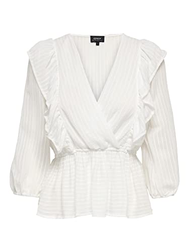 ONLY Damski top, Cloud Dancer, XS