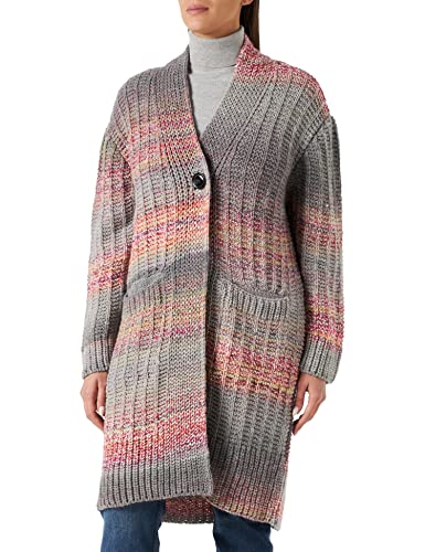 United Colors of Benetton Damski płaszcz z dzianiny 1005dn004, wielokolorowy 75u, M