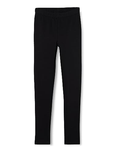 s.Oliver Dziewczęce legginsy z polaru, czarny, 140 cm