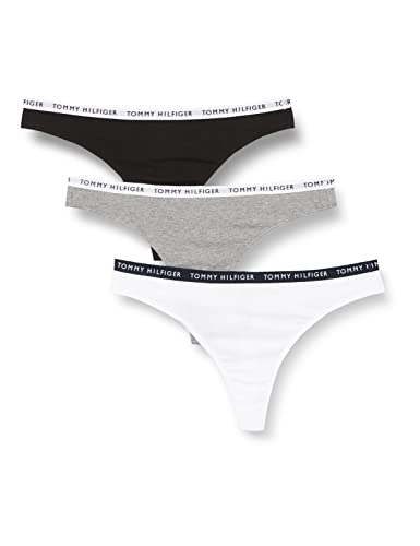 Tommy Hilfiger figi damskie, Medium Grey Htr/White/Black, XL