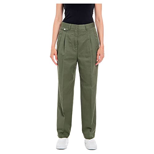 Replay Spodnie damskie W8028, 532 military, 31, 532 militarny, 31W