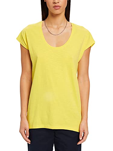 edc by ESPRIT T-shirt damski, 745/jasnożółty, XL