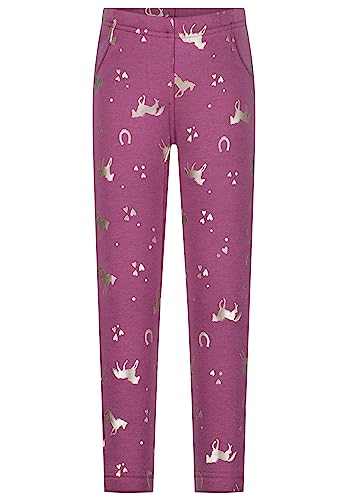 SALT AND PEPPER Dziewczęce legginsy termiczne, Mauve, 98 cm