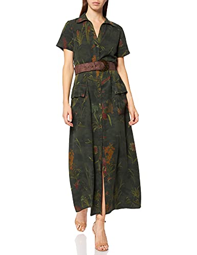 Desigual Sukienka damska Vest_Amsterdam Casual, zielony, XS