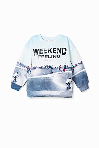 Desigual Bluza chłopięca, czerwony, 8 lat