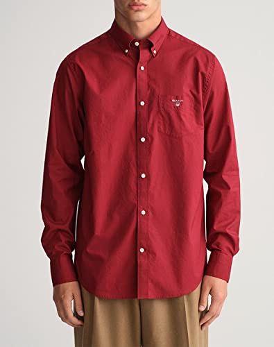 GANT REG Broadcloth BD klasyczna koszula męska, Perky PINK, Standard, Perky Pink, S