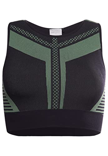 Superdry Bra Training Seamless PWR Biustonosz Czarny 42 Damski, Czarny