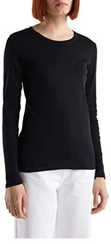 United Colors of Benetton Koszulka damska M/L Pullunder, czarny (Nero 100), M