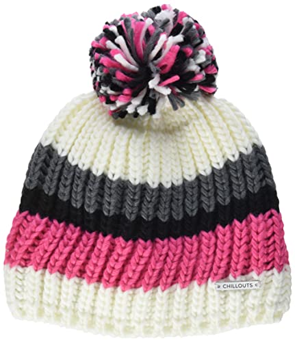 CHILLOUTS Damska czapka Wendy Hat Beanie, różowa/off White, rozmiar uniwersalny