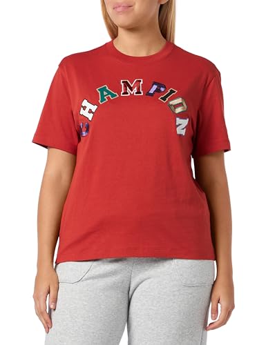 Champion T-Shirt Damski, Czerwona ochra, S