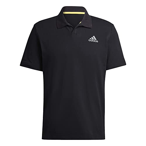adidas Męska koszulka polo Clubhouse Czarna/Biała, S, czarny/biały, S