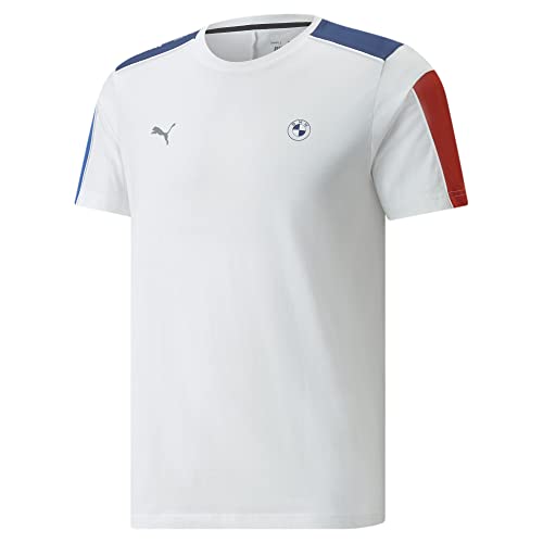 PUMA Męski t-shirt BMW MMS T7, biały, XS
