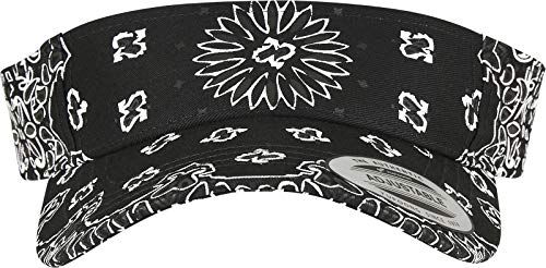 Flexfit Czapka baseballowa unisex Visor Bandana, czarna, jeden rozmiar