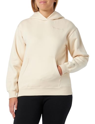 Champion Damska bluza z kapturem, Żółty piasek, S
