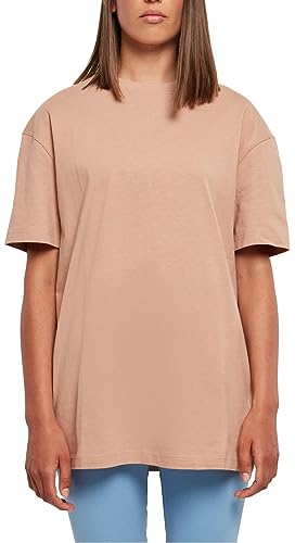 Urban Classics Damska koszulka damska Oversized Boyfriend Tee, T-shirt dla kobiet o wyglądzie oversize, dostępny w wielu kolorach, rozmiary XS - 5XL, bursztyn, M