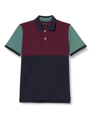 Geox Męska koszulka polo M, niebieskie noce/winogrona Wi, XL, Niebieskie noce/winogrona Wi, XL