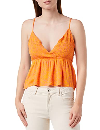 VERO MODA VMMENNY Smock Singlet Top WVN GA podkoszulek damski, Ge Peach/Aop: melin, S