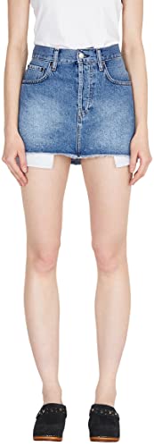 Sisley Damska spódnica, Blue Denim 901, 26