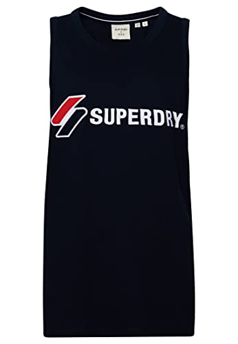 Superdry Code SL Applique Vest Koszulka męska, Deep Navy, S