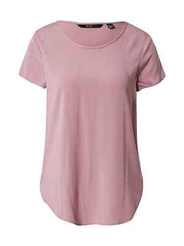 Vero Moda Vmbecca Plain Ss Top Noos Top Kobiety, Nostalgia Rose, S