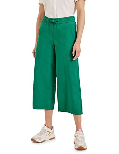 Cecil Damskie spodnie lniane, zielony (Trefoil Green), XL- 24L