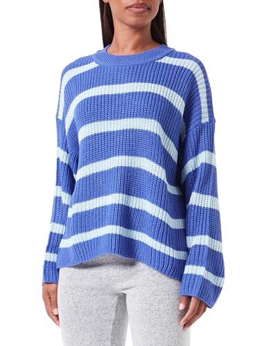 JdY Jdyjusty L/S Stripe KNT Noos sweter damski, Dazzling Blue/Stripes: kaszmir Blue, M