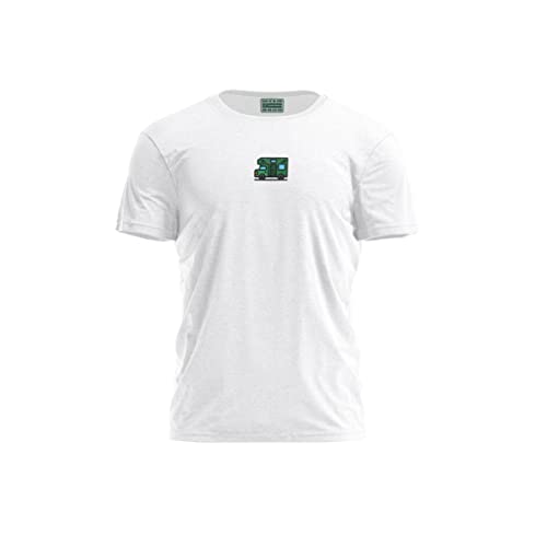 Bona Basics T-shirt męski, biały, XL