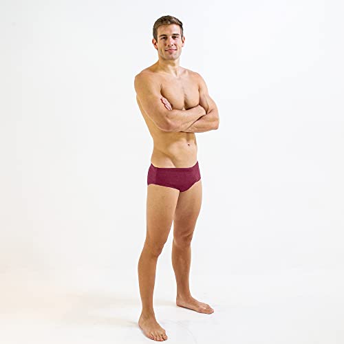 Finis Męskie spodenki kąpielowe Aqua Short Solid Cabernet 30, rozmiar uniwersalny, Cabernet, jeden rozmiar
