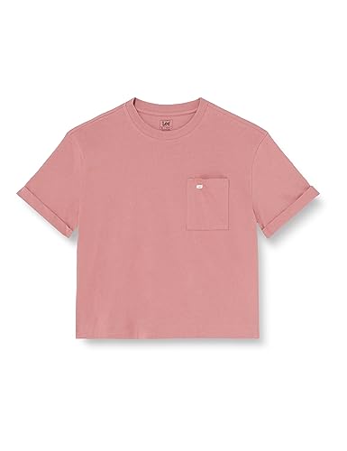 Lee Damska koszulka kieszonkowa, Dark Mauve, XS
