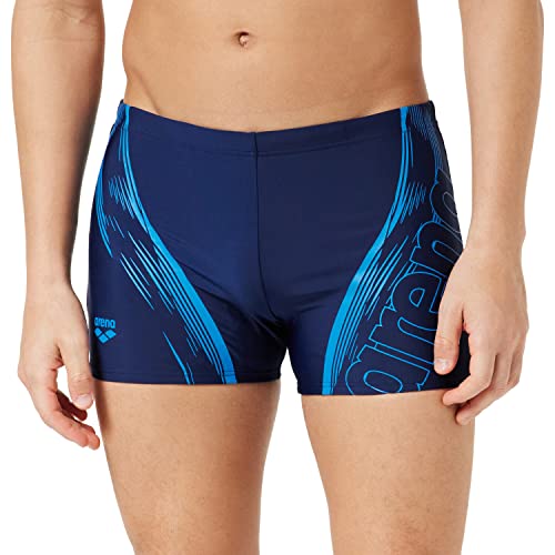 ARENA Męskie szorty do pływania Short Graphic Shorts, granatowe, 52 męskie, niebieski morski