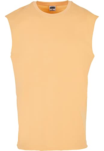 Urban Classics Męski t-shirt bez rękawów z otwartym brzegiem, bez rękawów, dla mężczyzn, rozmiary S-5XL, pomarańczowy (Paleorange), 4XL