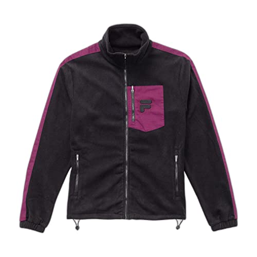 FILA Damska kurtka polarowa Rina, czarny-winterbloom, L