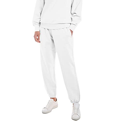 Replay Spodnie damskie W8072, styl swobodny, 001, białe, M (DE), 001 White, M