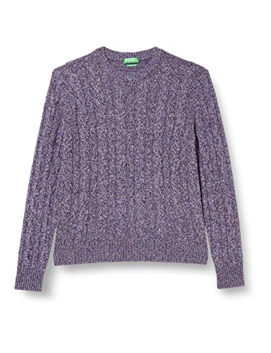 United Colors of Benetton sweter męski, Niebieski melanż 403, S