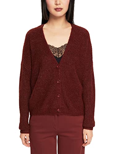 ESPRIT Collection Damska kurtka z dzianiny 992EO1I316, 224/RUST brązowa 5, L