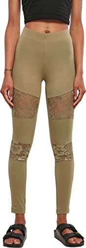 Legginsy damskie Urban Classics, Khaki, 5XL