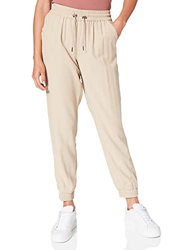 ONLY Damskie spodnie Onlkelda-Emery Mw Pull-up Pants PNT Noos, Humus, 36W / 34L