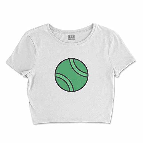 Bona Basics, Damski T-shirt basic, z nadrukiem cyfrowym, 100 bawełny, biały, swobodny, damski top, rozmiar: XL, biały, XL