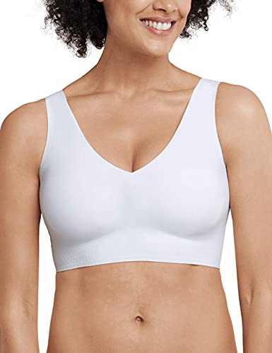 Schiesser Damski biustonosz z wyjmowanymi wkładkami – Invisible Soft, Biały_170364, 38