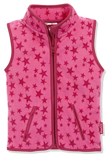 Playshoes Unisex dziecięca kamizelka polarowa gwiazdy kamizelka uniseks, różowy, 3-4 Lat