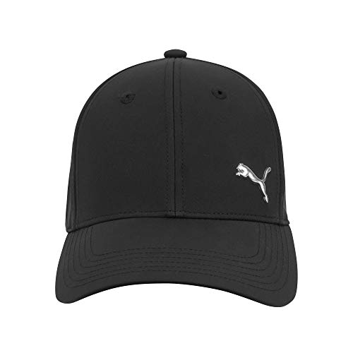 PUMA Męska czapka Evercat ze stopu Stretch Fit Baseball, czarny/srebrny, L-XL