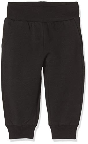 igi Unisex dziecięce spodnie dresowe do biegania, czarny (Jet Black BL), 62/68 cm(3-6 Miesiące)
