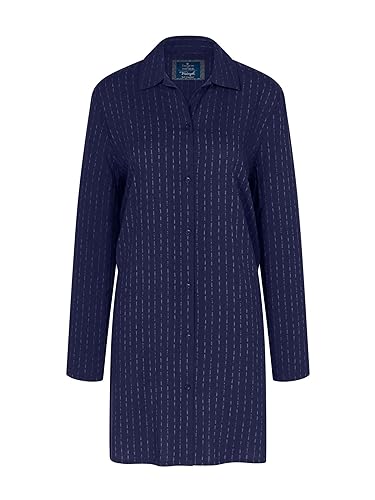 Triumph Damska koszulka Boyfriend Fit Ndw Night Shirt, Blue - Dark Combination, 40