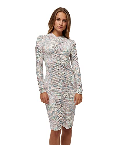 Minus Damska sukienka Rovia Jersey Casual, Color Blend Paisley Print, XS