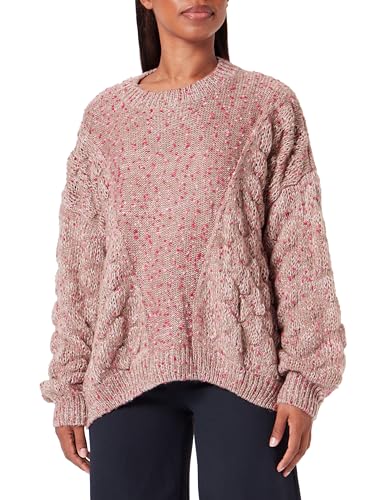 ZITHA Damski sweter z dzianiny 19019559-ZI01, Mauve Pink, XL/XXL, różowy, XL-XXL