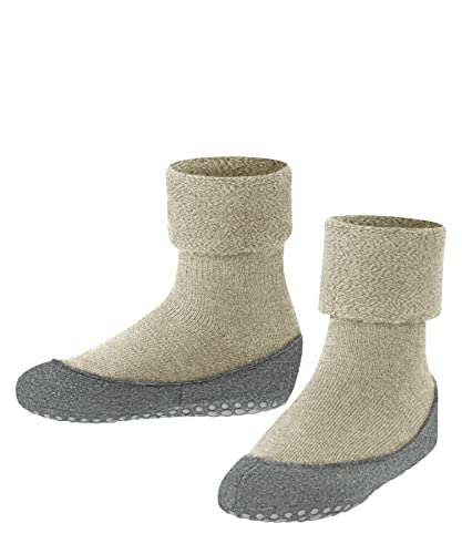 FALKE Unisex Dzieci Cosyshoe Skarpety Antypoślizgowe wypustki na filcowej podeszwie wygodne ciepłe z pluszem oddychająca regulująca temperaturę neutralizująca zapachy wełna 1 Para