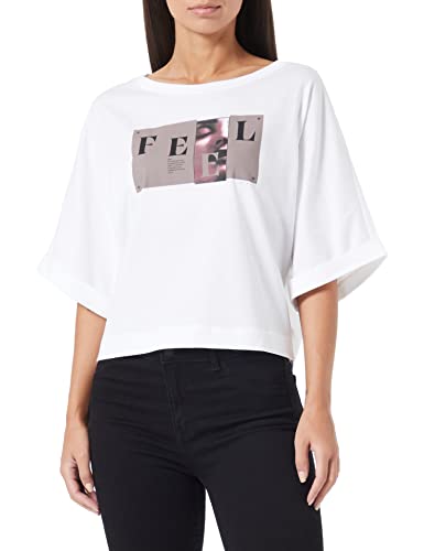Sisley T-shirt damski, White 101, M