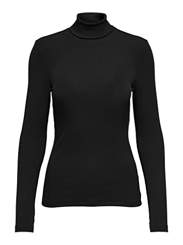 ONLY Women's ONLPHILINE L/S Top JRS Shirt, czarny, XS