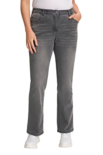 Ulla Popken Damski biustonosz Underwired biustonosz, miękki, gładki, miseczki C, jasnoszary denim, 32W / 32L