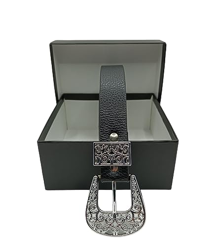 Bonateks FRGLSBELT100220 Pasek, czarny, XL damski, czarny